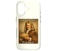 Carcasa para iPhone 17 Pi Day Gravity is Easy Pi es difícil Divertido Newton Science Pun