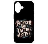 Carcasa para iPhone 17 Piercer Not Tattoo Artist perforación del Cuerpo -