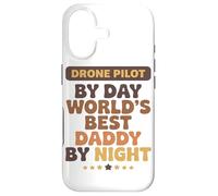 Carcasa para iPhone 17 Piloto De Drones De Día Mejor Papá del Mundo De Noche Día
