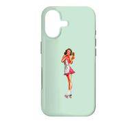 Carcasa para iPhone 17 Pin Up Girl Bastante Morena Patines Patines Piernas