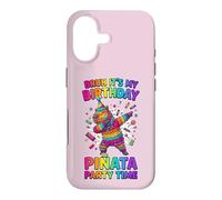 Carcasa para iPhone 17 Piñata Birthday Time Brush It's My Birthday Party Birthday para niños