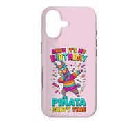 Carcasa para iPhone 17 Piñata Birthday Time Brush It's My Birthday Party Birthday para niños