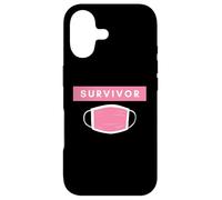 Carcasa para iPhone 17 Pink Face Mask Survivor Cure Cancer Patients