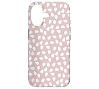 Carcasa para iPhone 17 Pink White Teardrop Leaf-Like Petal Seedpod Nature Pattern