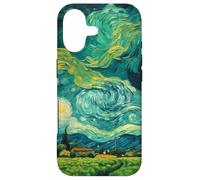 Carcasa para iPhone 17 Pintura de Arte Moderno de Campos de Trigo Verde de Van Gogh