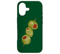 Carcasa para iPhone 17 Pintura Verde Martini Oliva Gourmet Verano