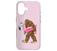 Carcasa para iPhone 17 Piscina Fiesta Bigfoot Flamingo Men Women Sasquatch Pink Float