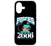 Carcasa para iPhone 17 Piscis 2006 Reina Rasgos del Zodiaco Afro Diva Cumpleaños