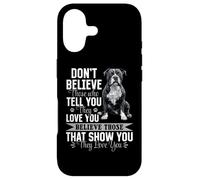 Carcasa para iPhone 17 Pitbull Terrier Raza de Perro No creas a los Que te Dicen