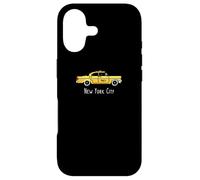 Carcasa para iPhone 17 Pixel Amarillo de 8 bits de Taxi de Cuadros de la Ciudad de Nueva York