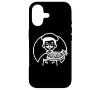 Carcasa para iPhone 17 Pizza Maker Line Art Restaurante Italiano para Niños