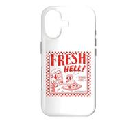 Carcasa para iPhone 17 Pizza Satan Fresh Hell Satan Occult Satanic Lucifer