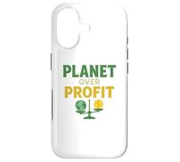 Carcasa para iPhone 17 Planet Over Profit - Activista ecológico de la Tierra sobre el Dinero