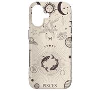 Carcasa para iPhone 17 Planetas astrológicos Signo Zodiacal Celestial Estético Piscis