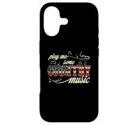Carcasa para iPhone 17 Play Me Some Country Music Western Festival Bandera Americana