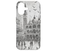 Carcasa para iPhone 17 Plaza de San Marcos Venecia Véneto Italia diseño Vintage