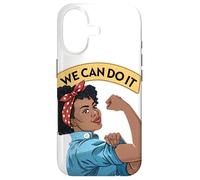 Carcasa para iPhone 17 Podemos Hacerlo Negro Rosie The Riveter Feminista Rosey Rosy