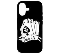 Carcasa para iPhone 17 Poker x Jugador x Cráneo x Ases x Cuatro de una Clase