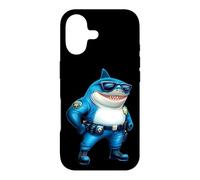 Carcasa para iPhone 17 Policía Tiburón