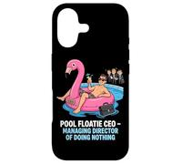 Carcasa para iPhone 17 Pool Floatie CEO Director Gerente De No Hacer Nada
