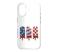 Carcasa para iPhone 17 Popsicle Patriotic Stars Stripes USA