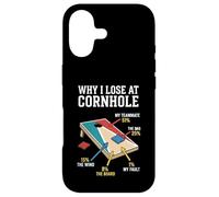 Carcasa para iPhone 17 por qué pierdo en Cornhole Funny Cornhole Player