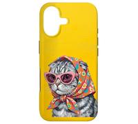 Carcasa para iPhone 17 Portada de Revista Scottish Fold Fashion Cats Lover