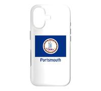 Carcasa para iPhone 17 Portsmouth Virginia USA Flag Souvenir