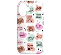 Carcasa para iPhone 17 Positive Affirmations Daily Inspiration Motivational Quotes