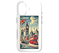 Carcasa para iPhone 17 Póster de Viaje Vintage de Londr