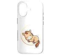 Carcasa para iPhone 17 Potro Dormido en la Luna - Ilustración Animal