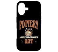 Carcasa para iPhone 17 Pottery Where Mud Becomes Art Clay Potter Horno Pot Making