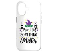 Carcasa para iPhone 17 Pour Me Something Mister Mardi Gras Party Funny Drinking