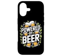Carcasa para iPhone 17 Powered by Beer Hops Mugs Entusiasta