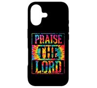 Carcasa para iPhone 17 Praise The Lord Christian Faith Tie Dye Cute Christianity