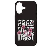 Carcasa para iPhone 17 Pray Wait Confía en Que Dios Tiene un Plan La fe Cristiana