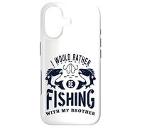 Carcasa para iPhone 17 «Prefiero Pescar con mi Hermano» Fishing Siblings Kid