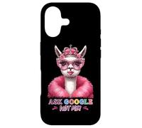 Carcasa para iPhone 17 Pregúntale a Google Not Me Llama Queen Style