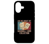 Carcasa para iPhone 17 Pregúntame sobre mi colección de Tarjetas de béisbol Hobby