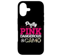 Carcasa para iPhone 17 Pretty In Rosados Peligroso En Camo - Chica De Caza