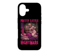 Carcasa para iPhone 17 Pretty Little Nightmare Humor Oscuro Pulp Horror Mujeres Adultas