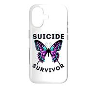 Carcasa para iPhone 17 Prevención de concienciación sobre sobrevivientes del Suicidio Mariposa niño niña