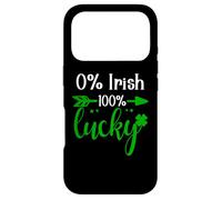 Carcasa para iPhone 17 Pro 0% Irish 100% Lucky St Patricks Funny Kiss Me Im Irish Ish