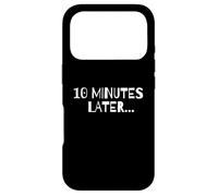 Carcasa para iPhone 17 Pro 10 Minutes Later Meme Divertido Dibujos Animados Gamer Troll Dank Meme