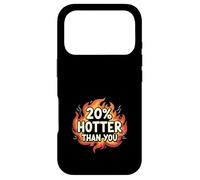 Carcasa para iPhone 17 Pro 20% Hotter Than You Llamas Divertido Sarcástico