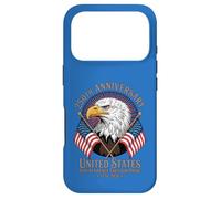 Carcasa para iPhone 17 Pro 250 Aniversario USA Bald Eagle American Flag Patriot 1776
