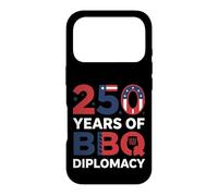 Carcasa para iPhone 17 Pro 250 Years of BBQ Diplomacy Funny 4th of July Anniversary