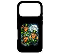 Carcasa para iPhone 17 Pro 3 Leprechaun Moon Vintage 90s USA Salvaje Retro Noche Cielo