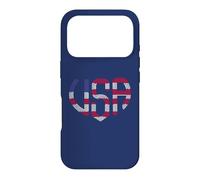 Carcasa para iPhone 17 Pro 4 de Julio USA Dot Letter
