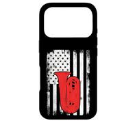 Carcasa para iPhone 17 Pro 4 de Julio USA Tuba Player Marching Band